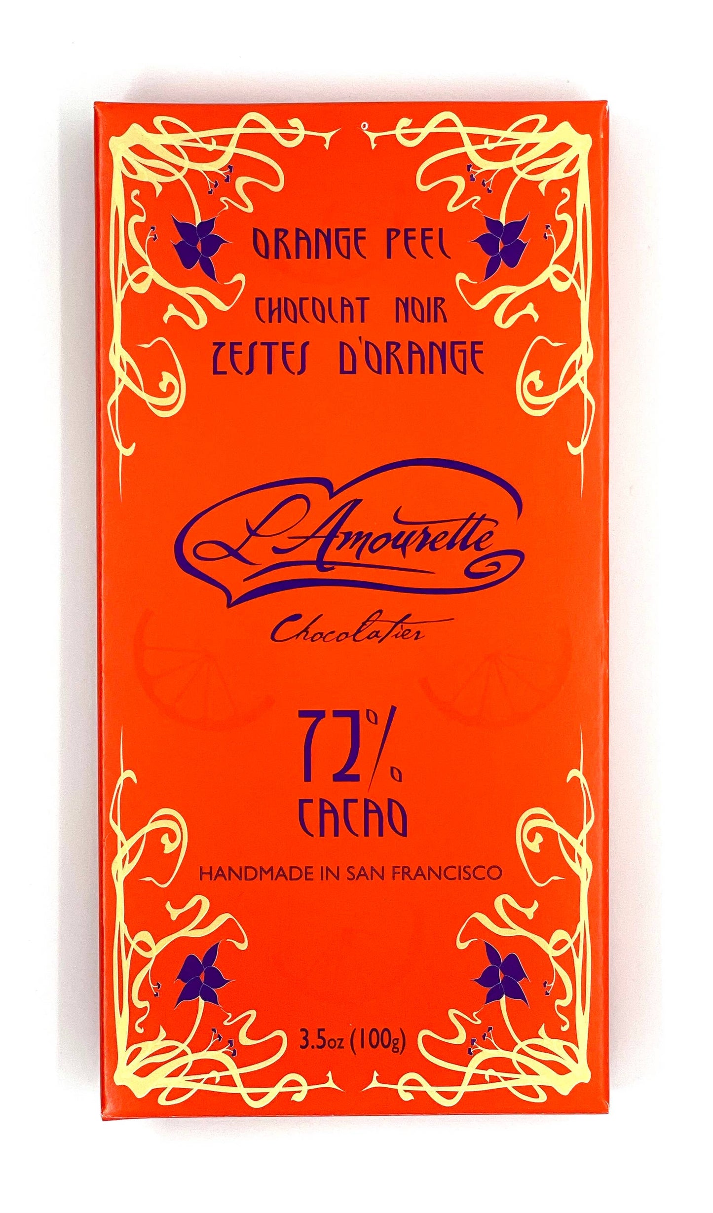 72% Dark Chocolate with Orange Peel (Natural)